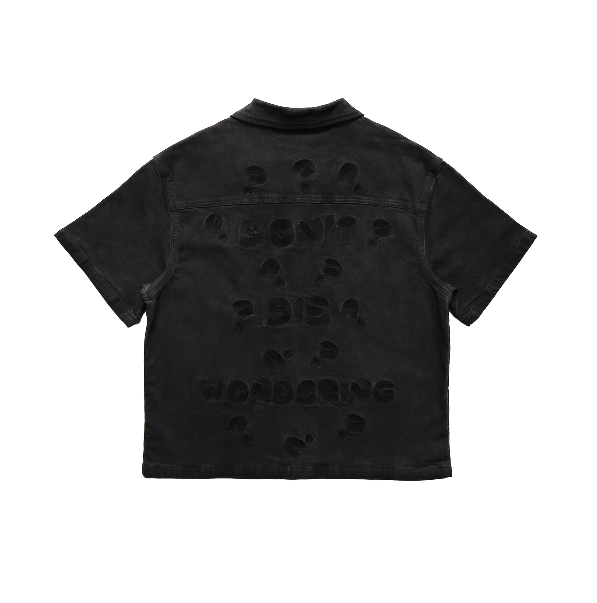 "Wondering" Work Shirt-Washed Grey