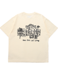 "Elements Resort" Doodle Tee-Beige
