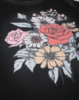 "Midnight Bloom" Tee-Black