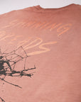 "Spinning Threads" Tee- Light Brown Ombré