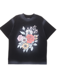 "Midnight Bloom" Tee-Black
