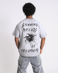 "Spinning Threads" Tee- Black Ombré
